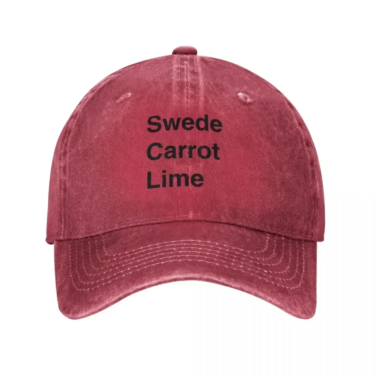 Swede Carrot Lime Baseball Cap Dropshipping Beach Bag Christmas Hat Fishing Hat Ladies Men's