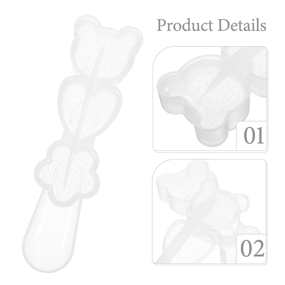 

4Pcs Onigiri Molds Cute Shape Rice Ball Maker for Sushi DIY Kitchen Utensils Mold Set Plastic Baking Tools for Cakes Chocolate