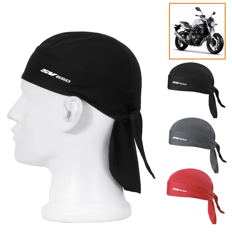 Summer Cycling Cap Quick Dry Breathable Pirate Hat For SV 650 SV650X SV650/S All Years Motorcycle Hat