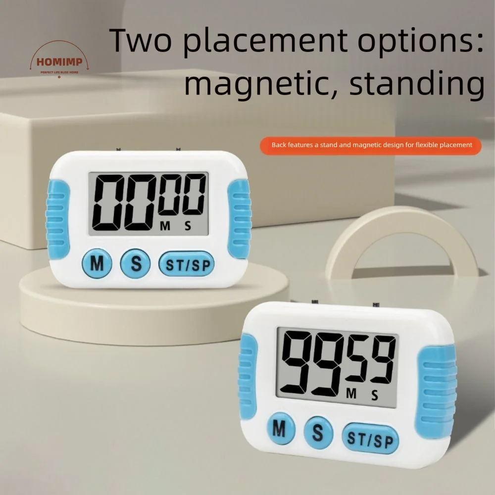 

Magnetic Kitchen Timer Loud Alarm Portable Cooking Alarm Clock with Stand Timer Reminder Countdown Timer Student Homework