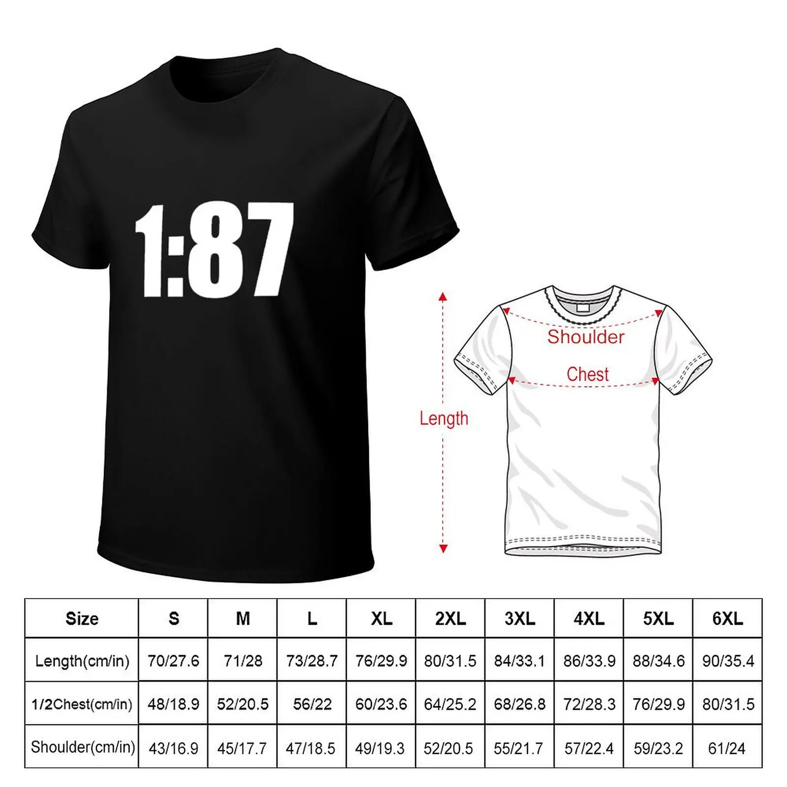 1:87 model train gauge H0 gift idea T-shirt tops customs design your own mens plain t shirts