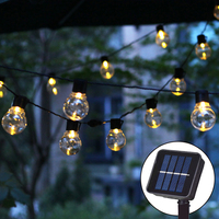 Outdoor String Light Solar LED Festoon Fairy Lights Street Garland For Christmas Garden Camping Terrace Party Decoration Lamp