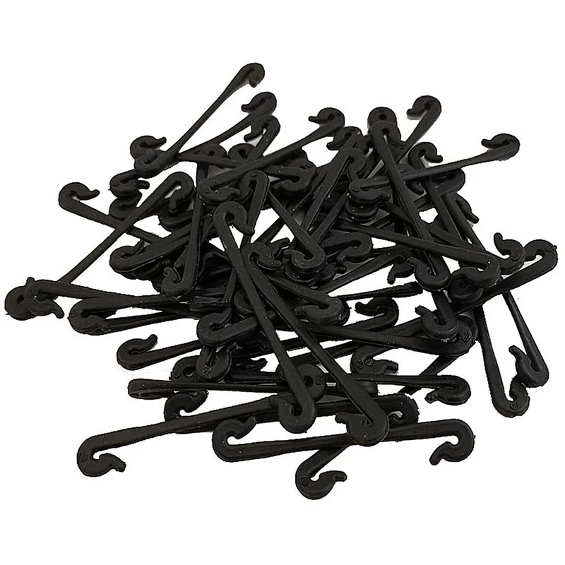 

400 Pieces Of Plastic Grafting Clip Fasteners Binding Buckle Hook Gardening Plant Vegetable Rattan Fixing Clip