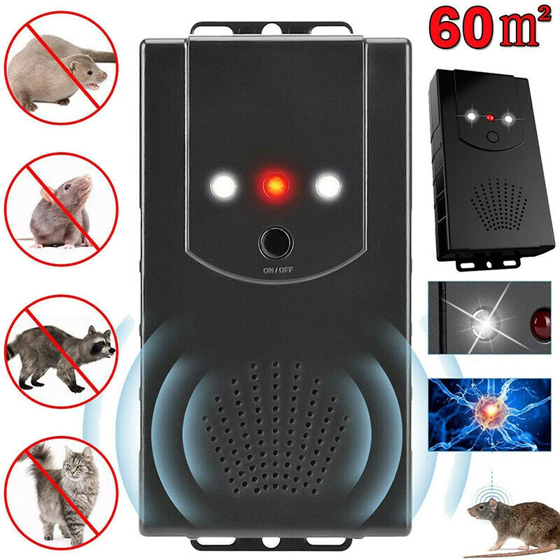 Repelente antiratas de 12V, repelente ultrasónico de ratones, repelente de ratones para vehículo, mantiene el roedor, Marten Away, accesorios para coche