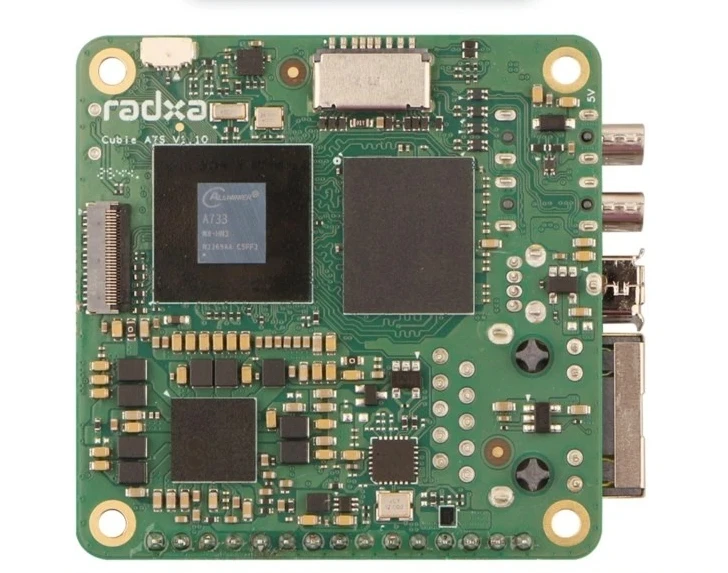 Allwinner A733 Octa-Core Compact SBC, 3 TOPS AI NPU, WiFi 6 & BT 5.4, Cubie A7S Compatible