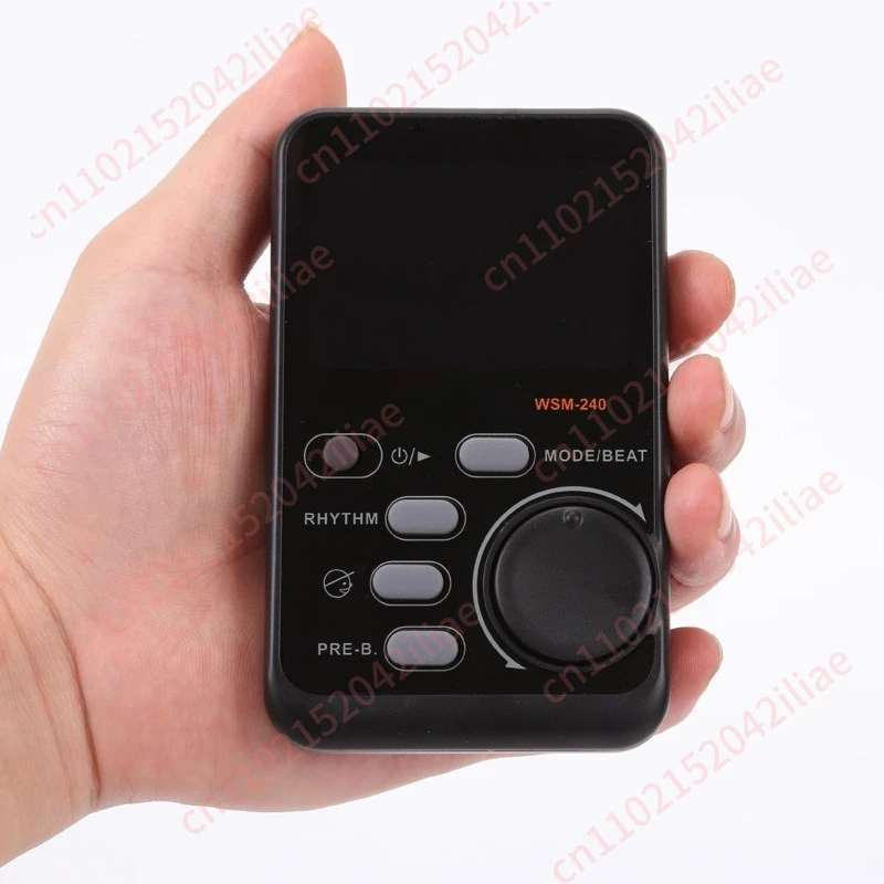 WSM-240 Button Battery Piano Guitar Set Drum Guzheng Tuning Vocal Count Metronome