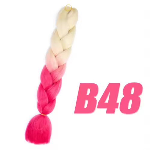 Synthetic Kanekalon Crochet Hair Braiding Hair Pre Stretched Curly Jumbo Braids Extensions Hair Accessories For Girls Braids - Image 48