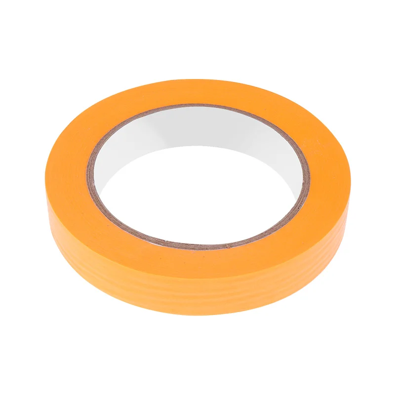 Masking Paper Tape Car Paint Shielding Strong Adhesive No Residue High Temperature Orange Textured Paper