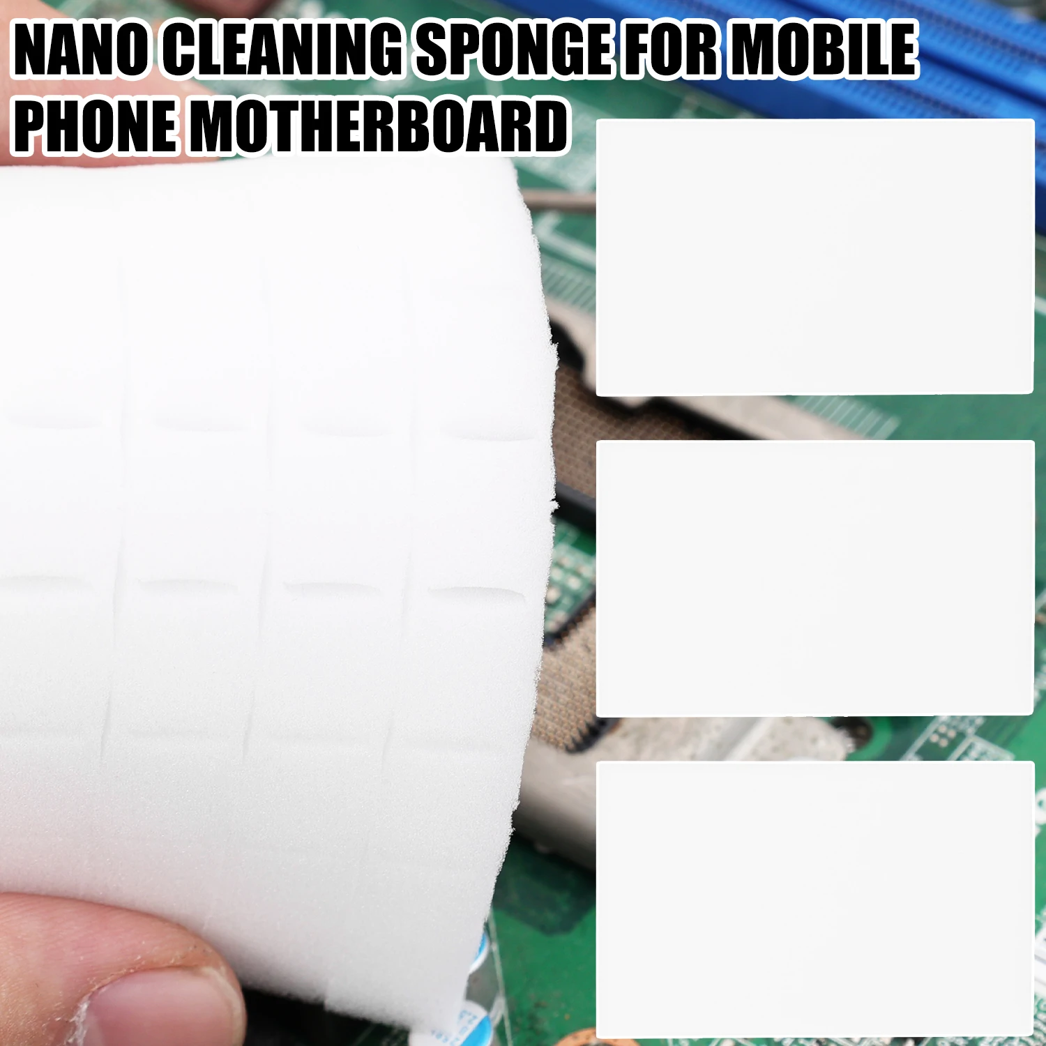 Mobile Phone Motherboard LCD Screen Nano Cleaning Sponge Cellphone PCB Motherboard Back Camera Dust Removal Cleaners Tool