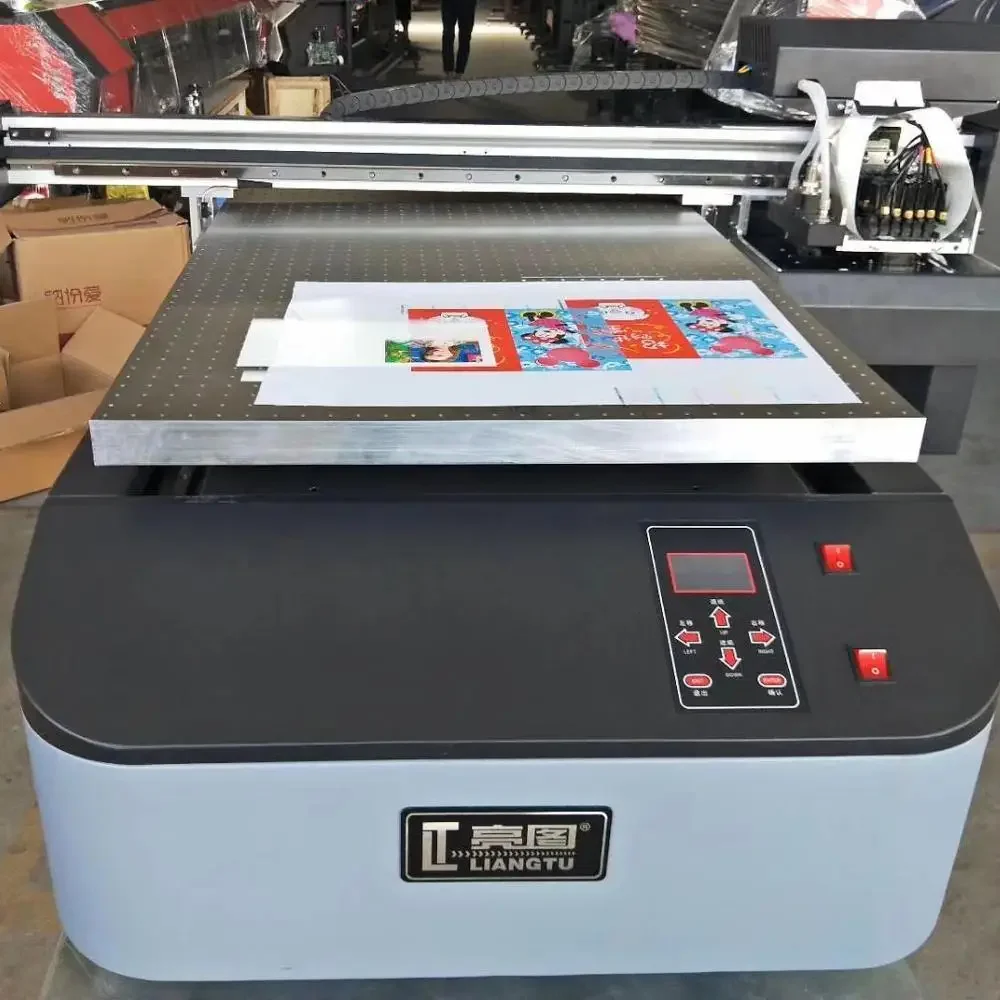 60*90cm flatbed uv printer with XP600/DX5/DX7/4720 head