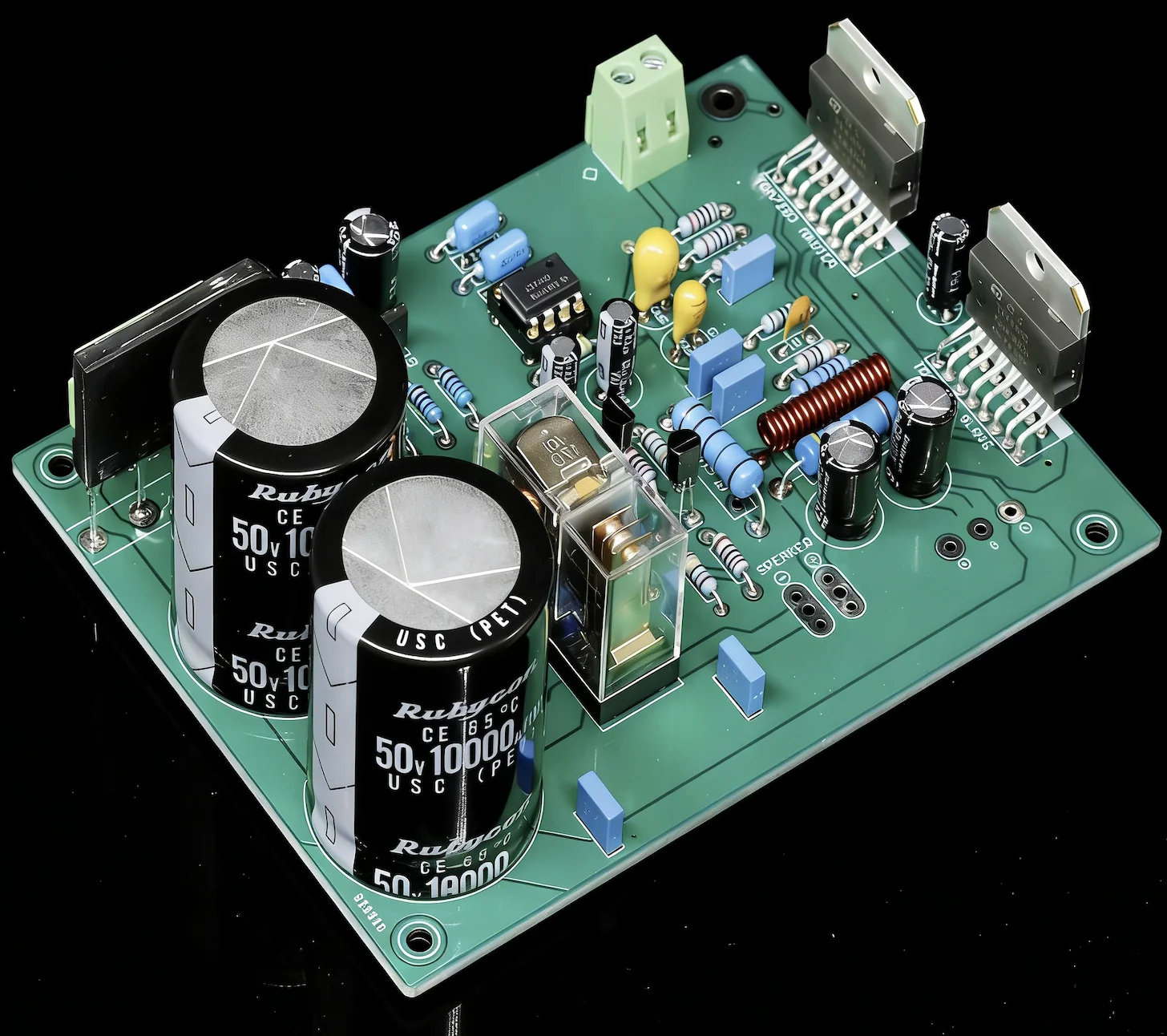 High-Power Integrated Circuit Post-Amplifier: Linn Original Parameter Circuit TDA7293 with 2-Parallel Mono Configuration