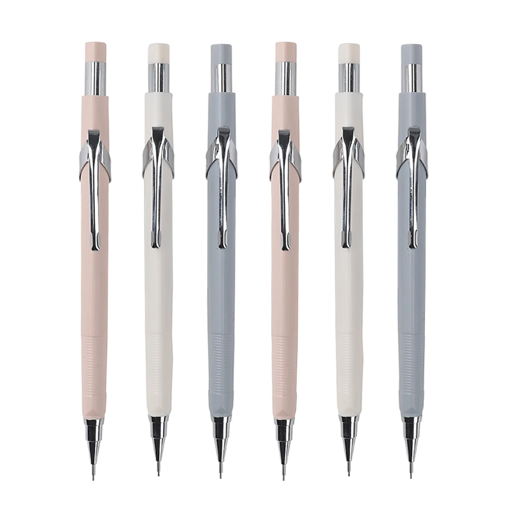 

0.5/0.7mm Mechanical Pencils Set HB Automatic Student Pencils Black Pencil Lead School Office Stationery Supplies