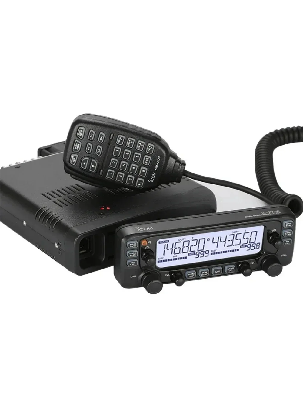 ICOM IC-2730E Mobile Radio Dual Band VHF 137-174MHz UHF 400-470MHz 50W FM Transceiver Walkie Talkie Car Radio Repeater Scrambler