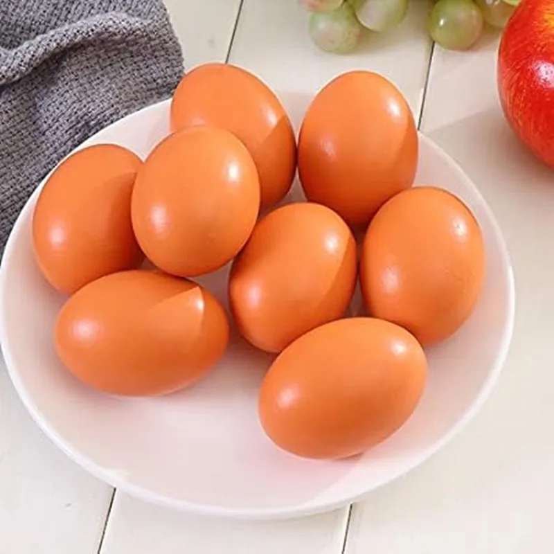 

5PCS Hatching Egg Easter Hen Poultry Hatch Breeding Simulation Fake Plastic Artificial Eggs DIY Painting Egg Educational Toys