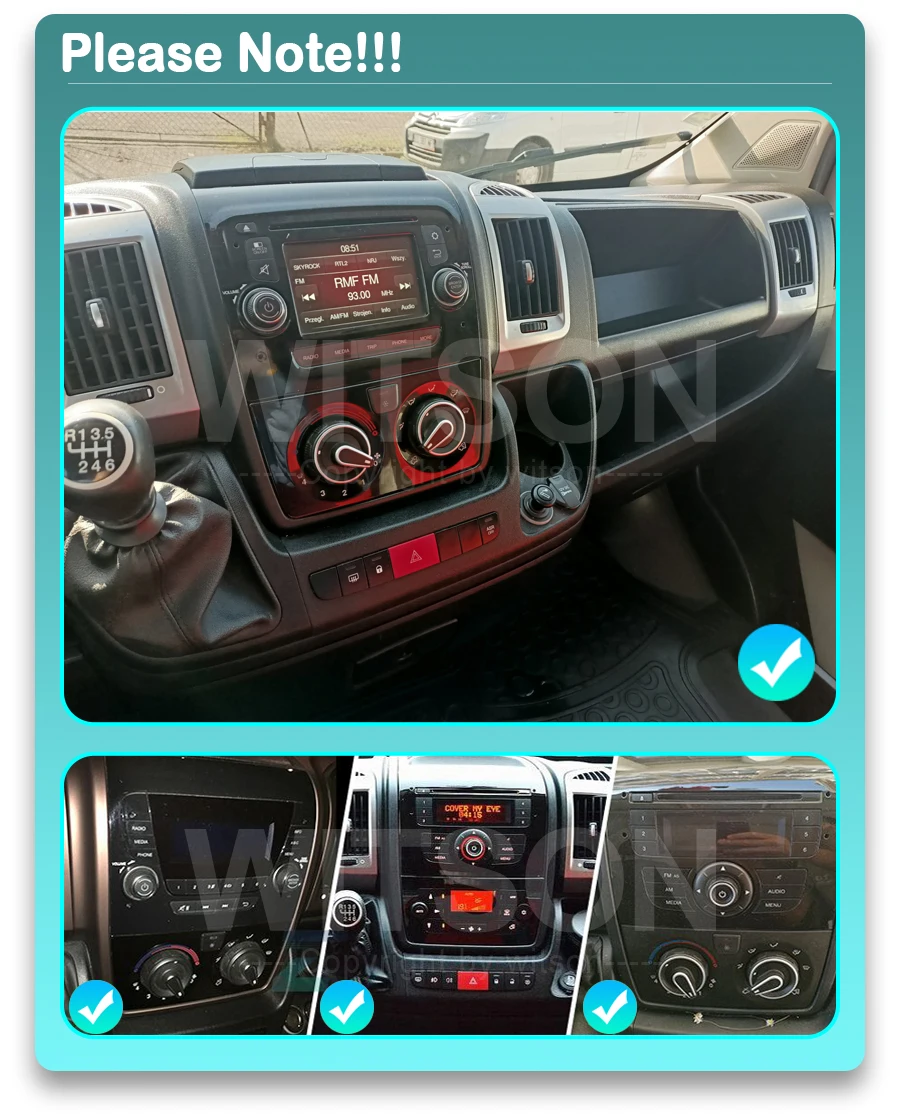 Car Radio GPS Audio Navigation FOR FIAT DUCATO 2016-2022 Multimedia Player 10.88 inch Screen button Phone Holder