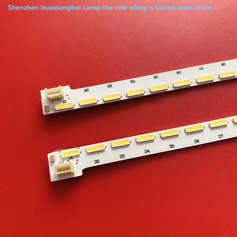 2pcs LED Strips Applicable CHANGHONG LED49C3000ID 49Q1S STRIP LIGHT STJ490A04-REV00-L-TYPE-60LED 54CM