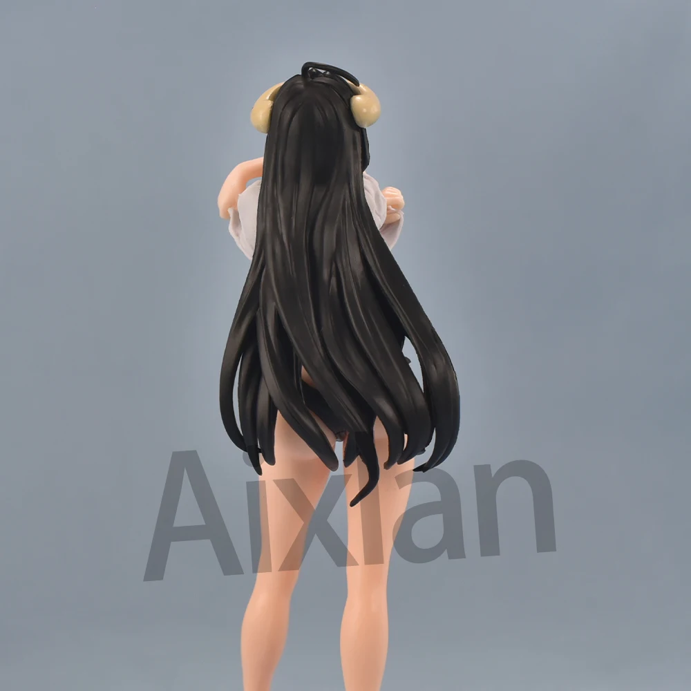 Coreful Figure Anime Swimsuit Albedo Ver Sexy Girl PVC Action Figures 18CM Hentai Collection Model Toy Gift