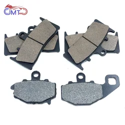 For KAWASAKI Ninja ZX6R ZX600 1998-2002 ZZR600 2005-2007 ZX9R ZX900 1997-2001 Front Rear Brake Pads Kit