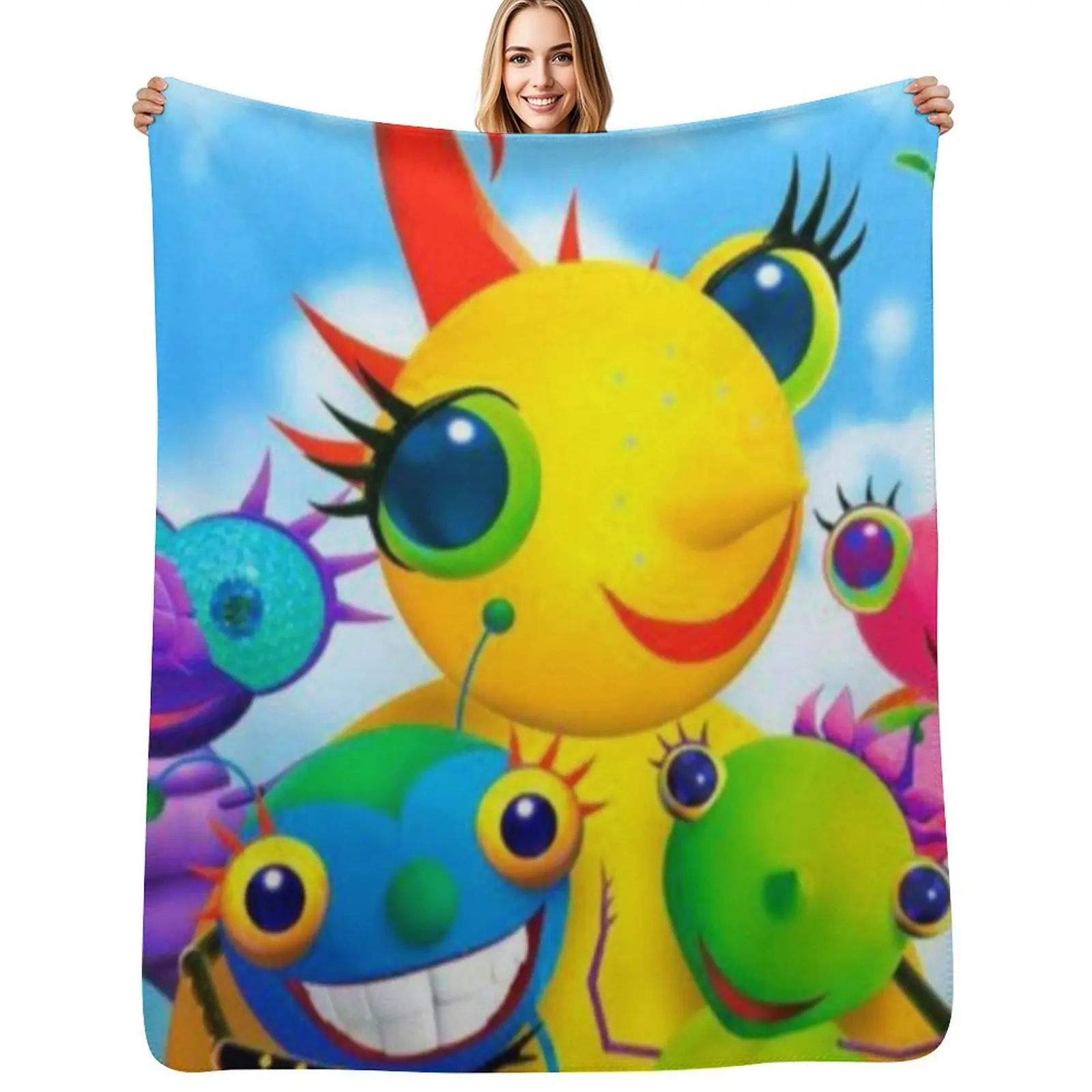 

Miss Spiders Sunny Patch Friends Throw Blanket Luxury Throw Decorative Sofas Travel Beautifuls Blankets