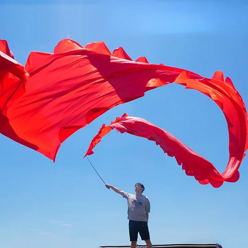 

Chinese Dragon Dance Ribbon For Adults Funny Health And Fitness Products Coloured Silk Festive Performance Sport Props