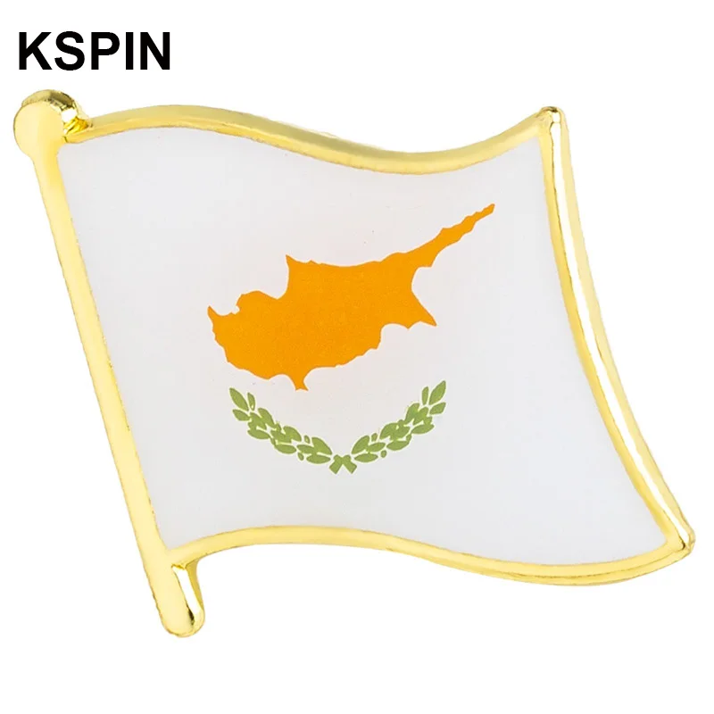 Anstecknadel mit Zypern-Flagge, Anstecknadel für Rucksack