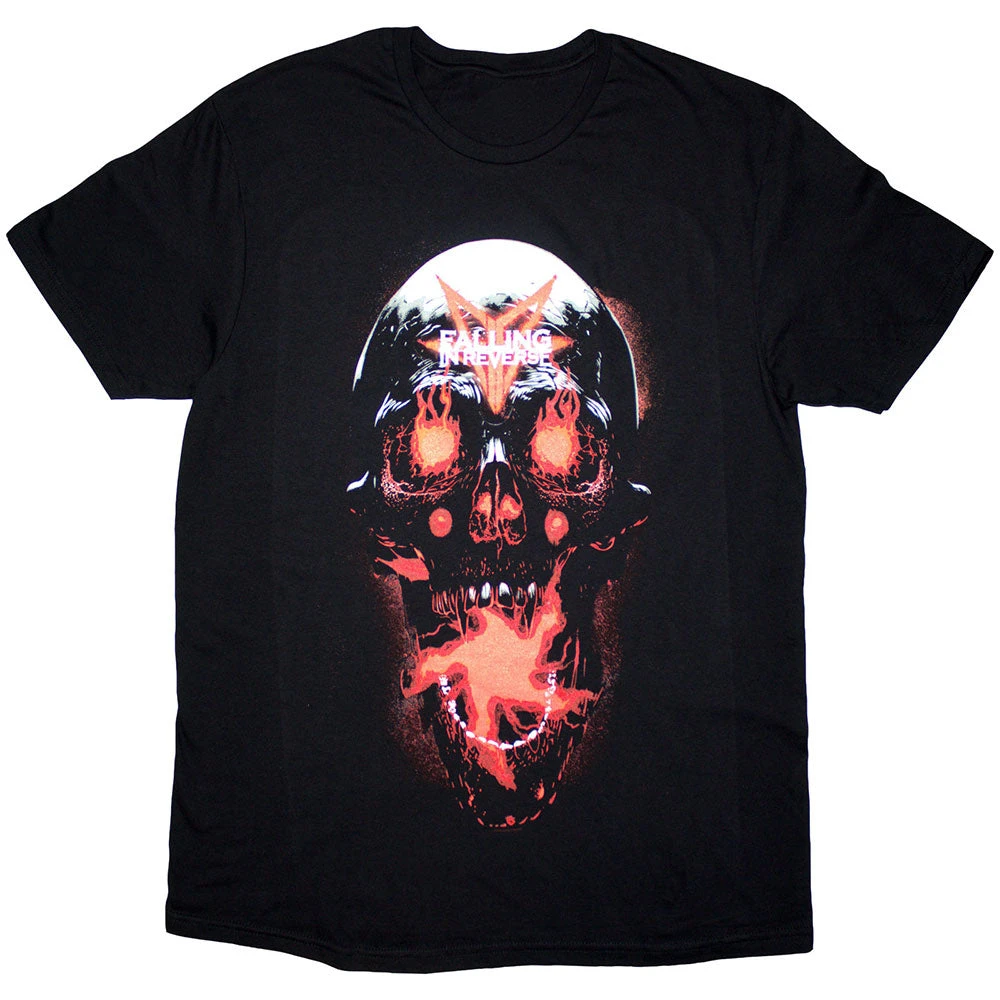 Thorns Falling in Reverse Band T-Shirt Cotton Graphic Tee Men Women Summer Streetwear view 3