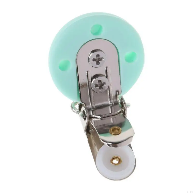 

Silicone 30mm 1.18" Pacifier Suspender Clips Bed Sheet Fasteners Clips Heavy Duty DIY for Making Pacifier Holders Bib L8RB