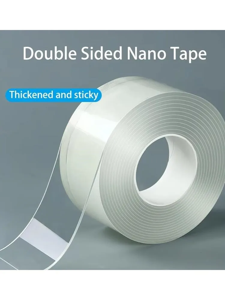 Taśma Nano Dwustronna Ultra Mocna Samoprzylepna 1m/3m/5m do Luster Ściennych, Wodoodporna, Samoprzylepna, Artykuły Domowe — 2