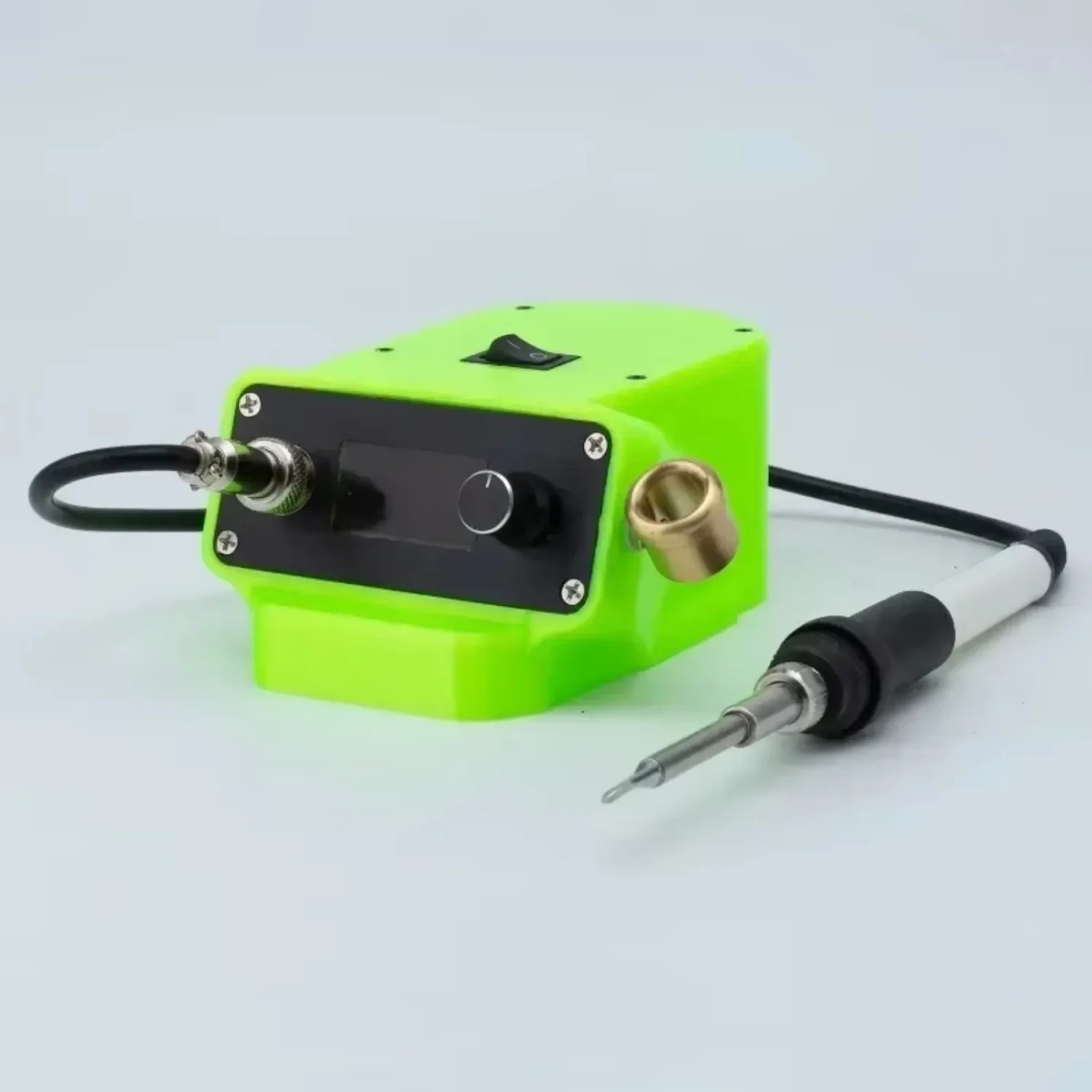 OLED T12 Soldering Iron Quick Heating Wireless °C/°F Free Switching For Roybi ONE+18V Battery Electric Digital Soldering