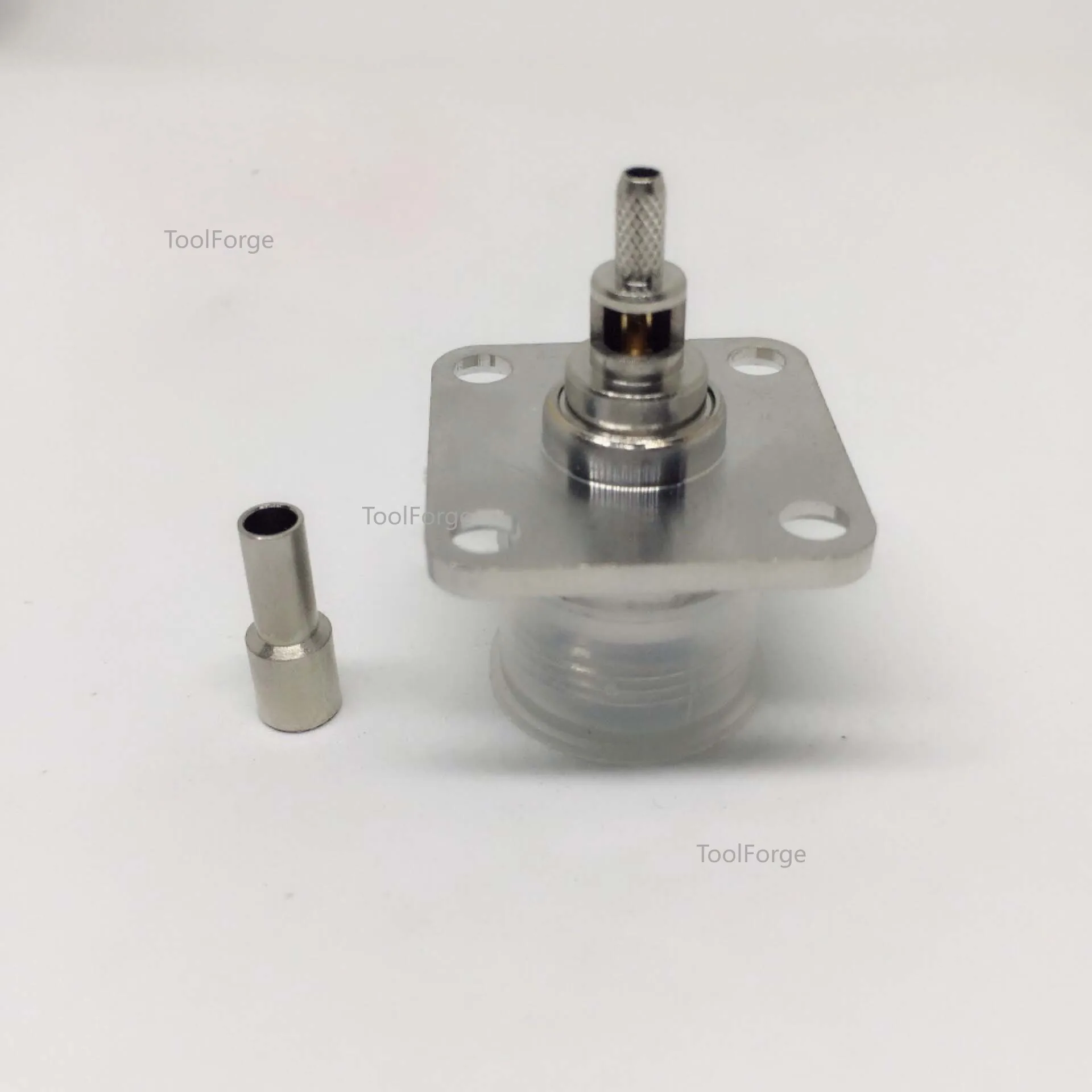 

20pcs N Jack Female 4-hole panel mount Crimp for RG316 RG174 LMR100 Cable