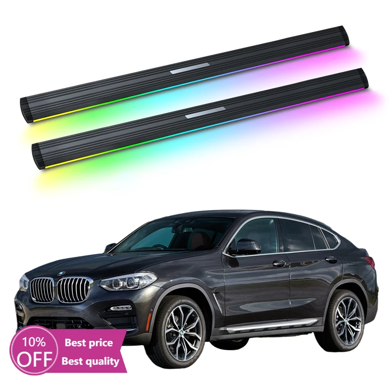 

Cc CarAutomatic Electric Power Side Step Running Board Neon Led Light for BMW X4 2019-2025