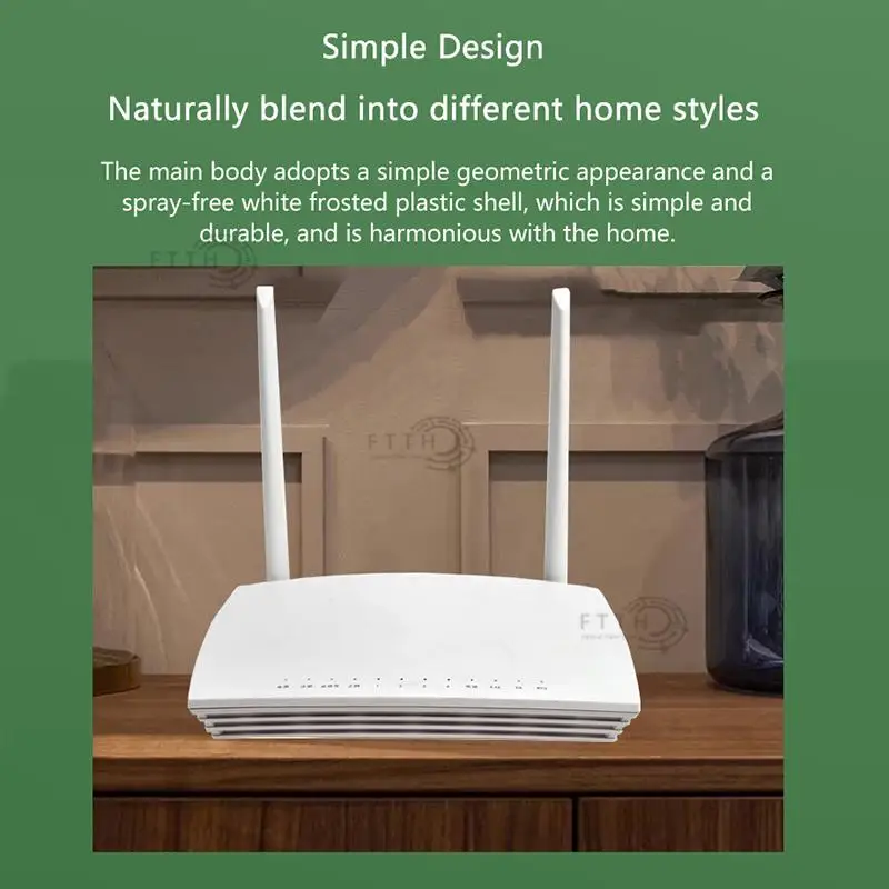 Imagem -03 - Gpon Ont Onu Ftth Dual Band 1ge Mais 3fe Mais 1pot Mais 2usb 2.4g 5g ac Wifi Modem Terminal de Rede Segunda Mão sem Fonte de Alimentação Gm620