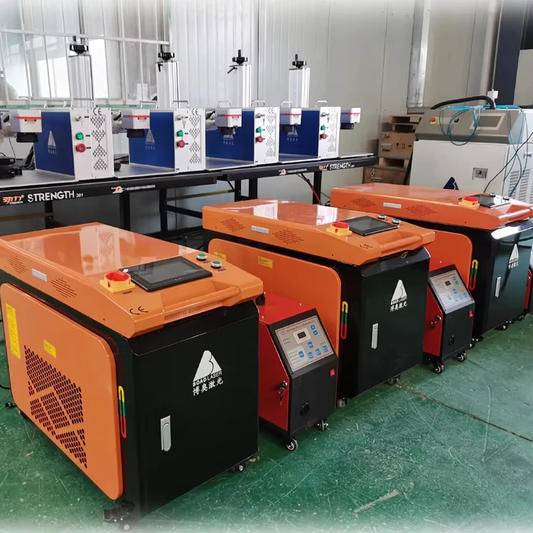 

5in1 / 4in1 / 3in1 Factory Price Portable Small Hand Held Fiber Laser Welding Cutting and Cleaning Machine for Metal 1500w 2000w