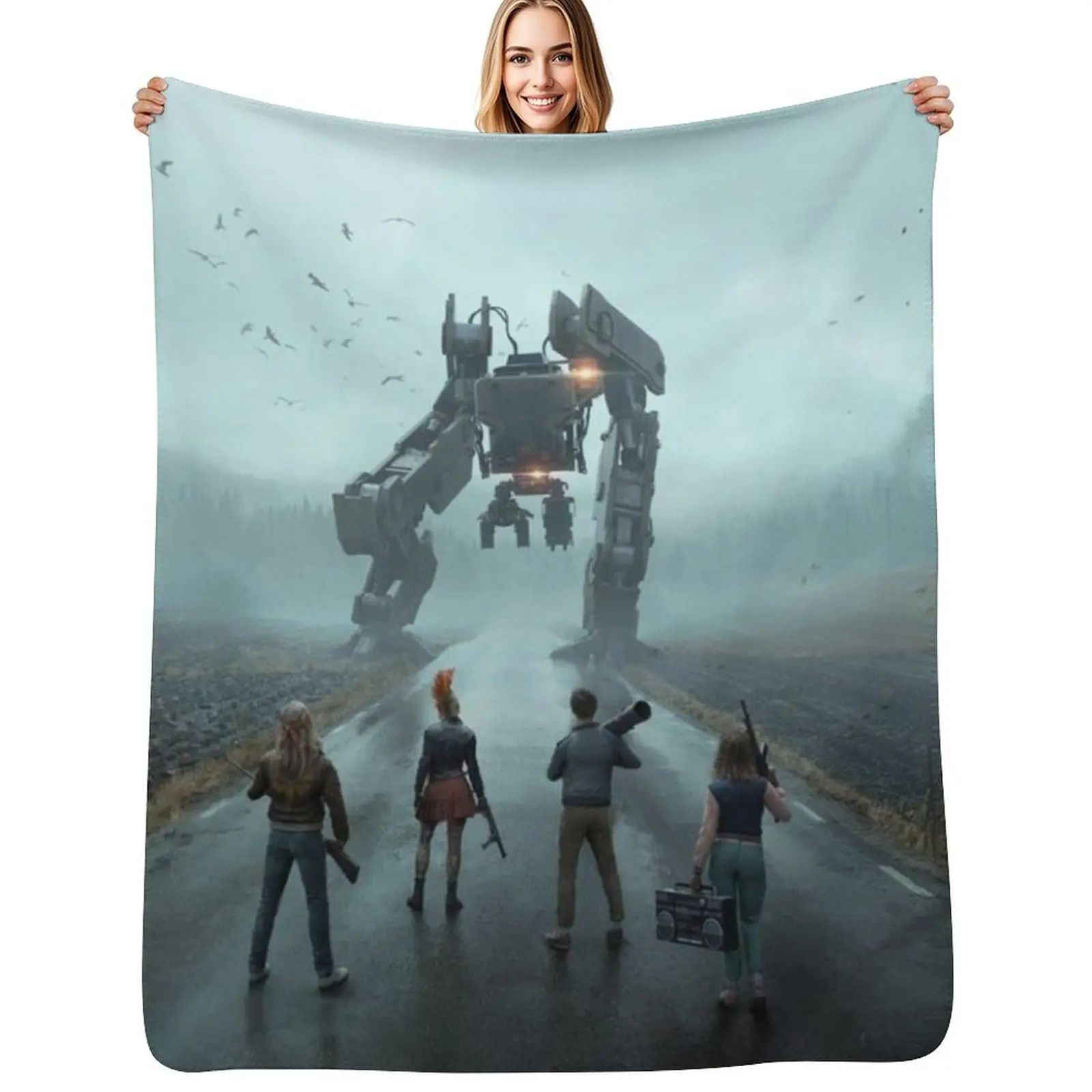 

robot gedeg Throw Blanket Thins Baby cosplay anime Shaggy Blankets