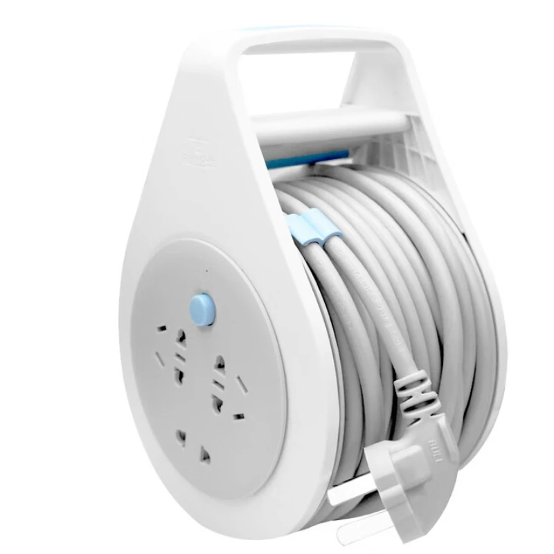 

Wire reel Mobile cable Wire reel Winding shaft Empty reel 20m 30m 50 Tow wire Engineering power strip socket