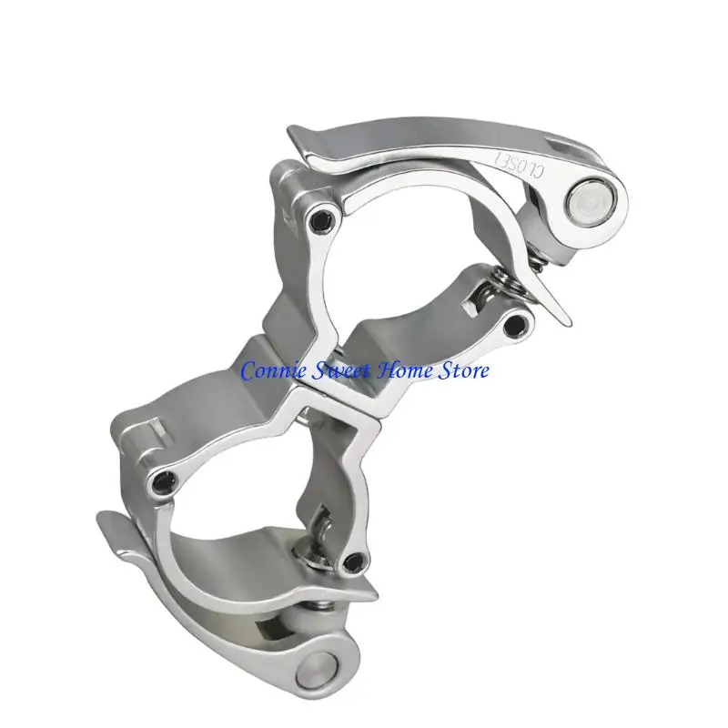 LXAF Heavy Duty Aluminum Hook Clamp Upgrades for Stage Lighting 25-30mm Tube Including Quick Lock Feature Professional Setups