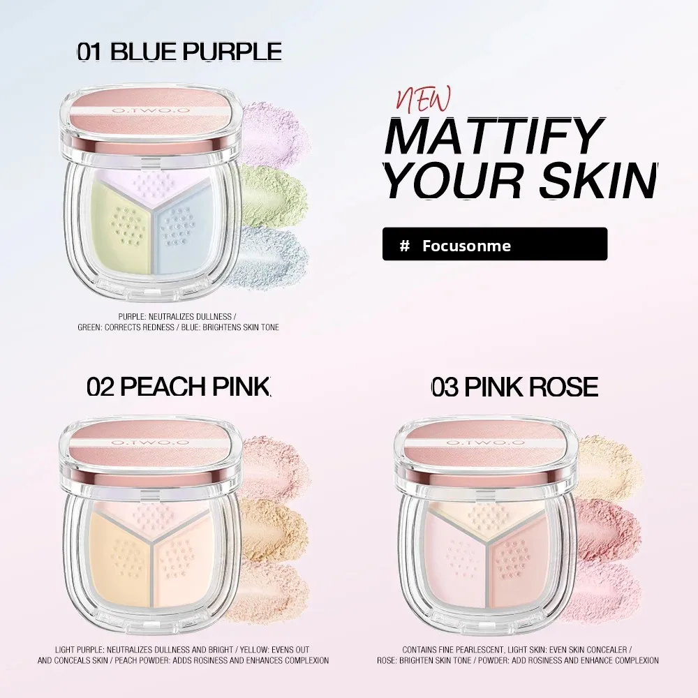 Polvere fissante invisibile per il controllo dell'olio Cipria sciolta opacizzante a lunga durata per la pelle liscia e priva di lucentezza