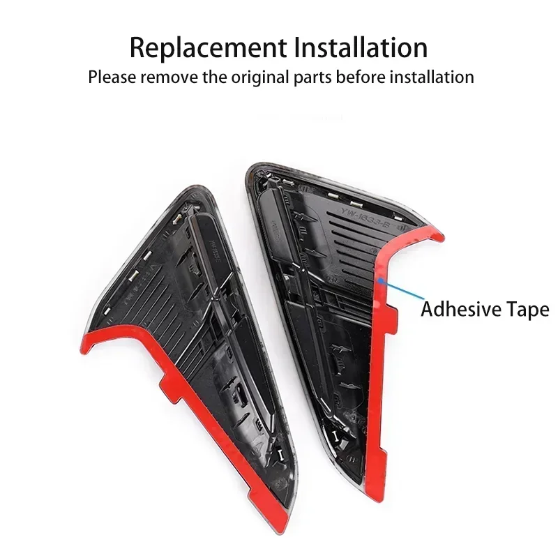 

For BMW X3 G01 X4 G02 X5 G05 Car Side Fender Sticker Carbon Fiber Vent Air Flow Cover Air Outlet Decorative Exterior Accessories