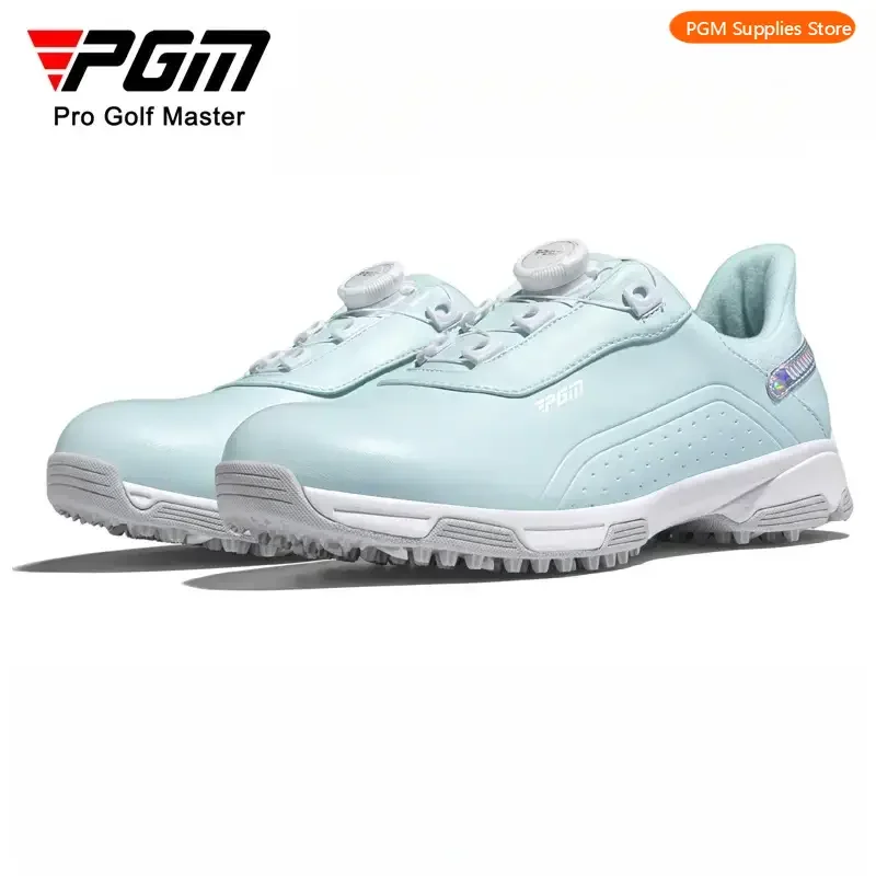 

PGM Women Golf Shoes with Waterproof and Anti Slip Knobs Comfortable and Casual Sports Sneakers