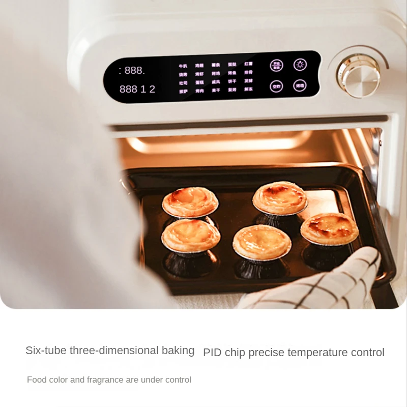 Minihorno eléctrico Para el hogar, dispositivo pequeño de 15L Para hornear, freidora de aire, máquina integrada, Para Panaderia, 2023