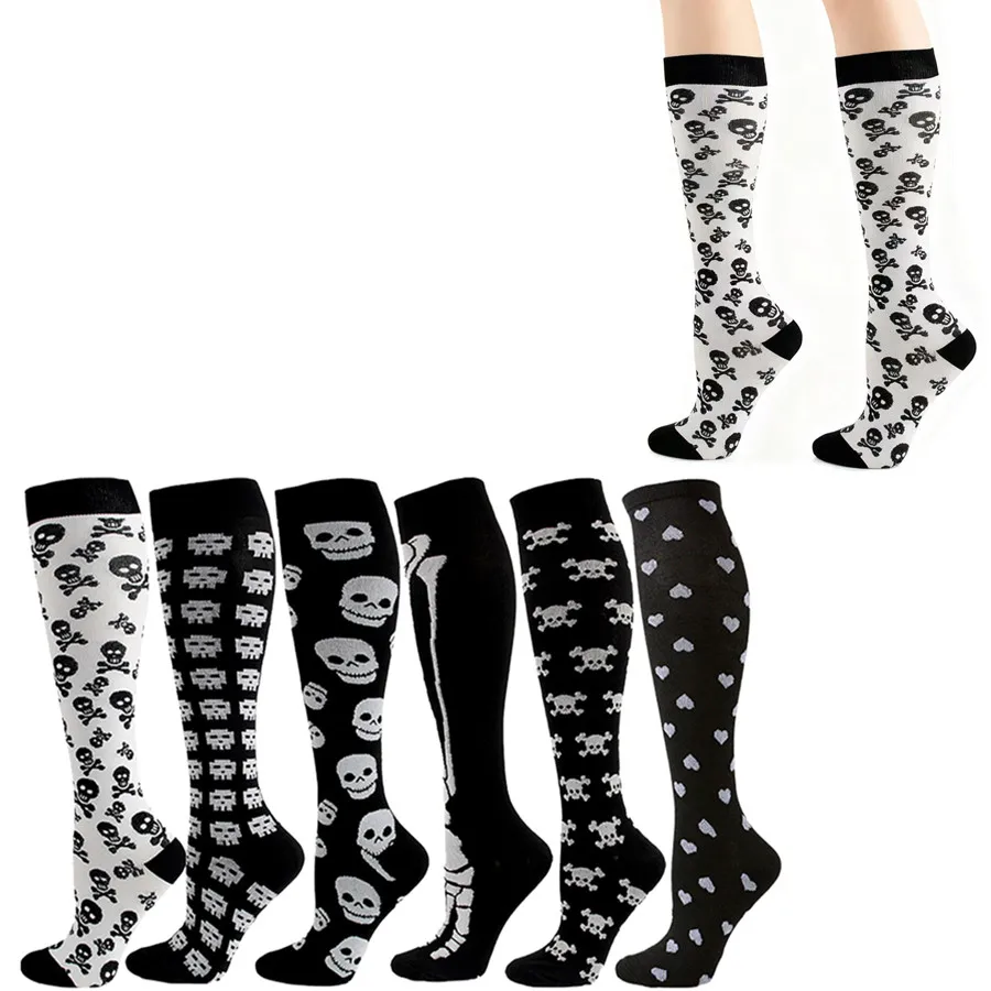 

1/6Pairs Men Women Cycling Running Yoga Sport Compression Socks Athletic Football Basketball Rugby Hiking Tennis Skateboard