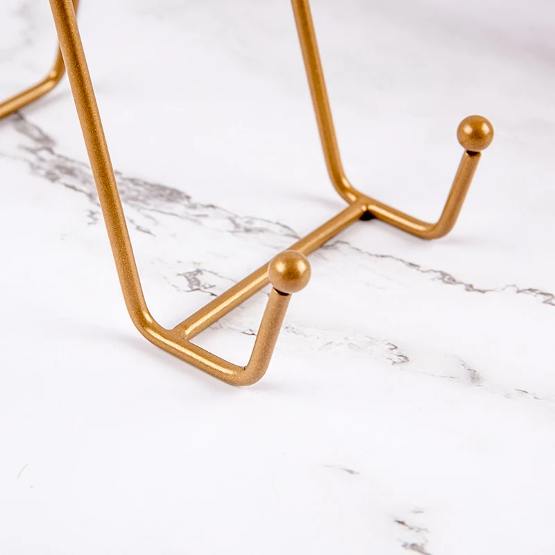 1 قطعة لوحة عرض موقف الصورة الحامل لوحة معدنية تقف حامل عرض الصور إطار الصورة طبق مزخرف طبق الطاولة الفنون