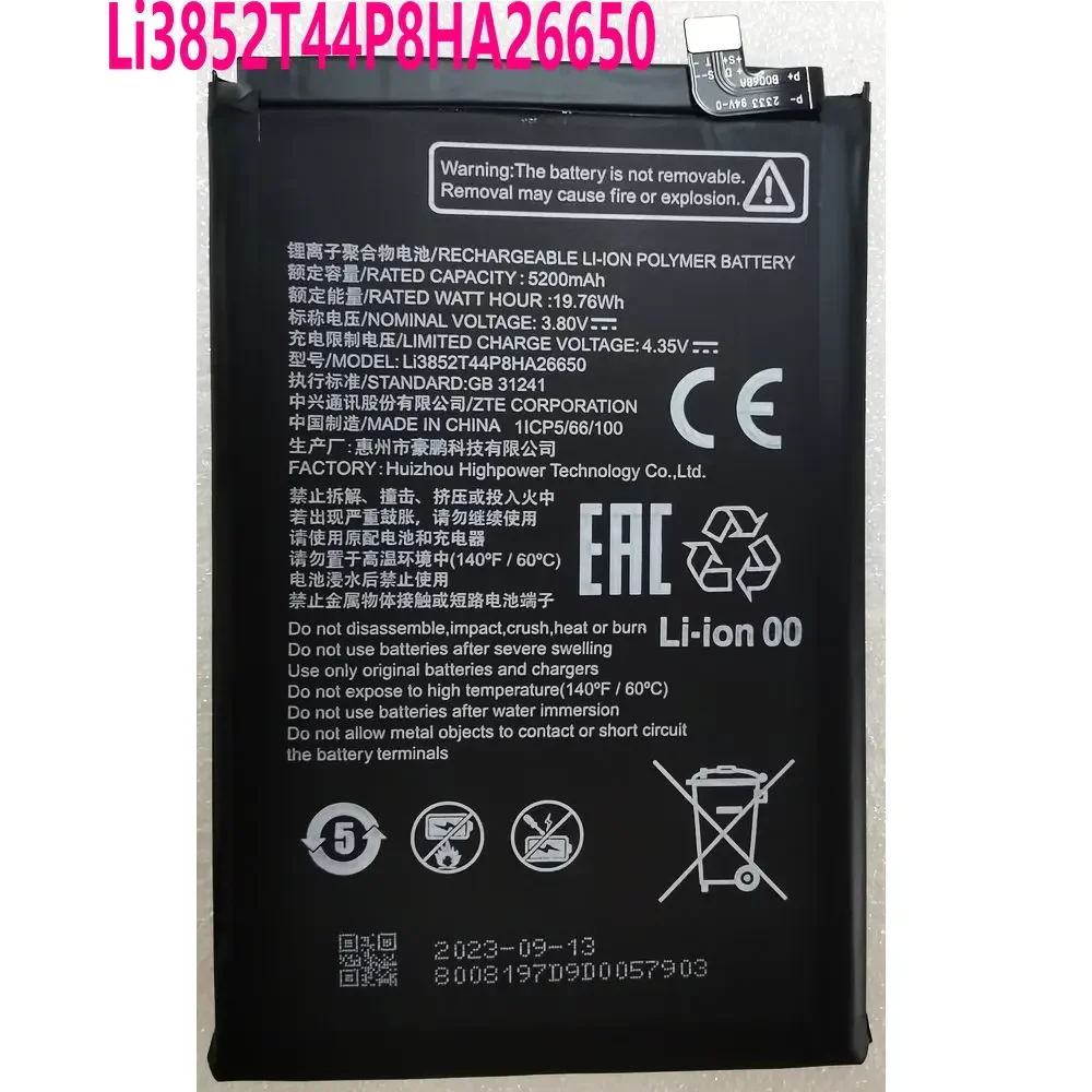 

New Li3852T44P8HA26650 Replacement Battery For ZTE Blade V50 Vita(8550) Mobile Phone