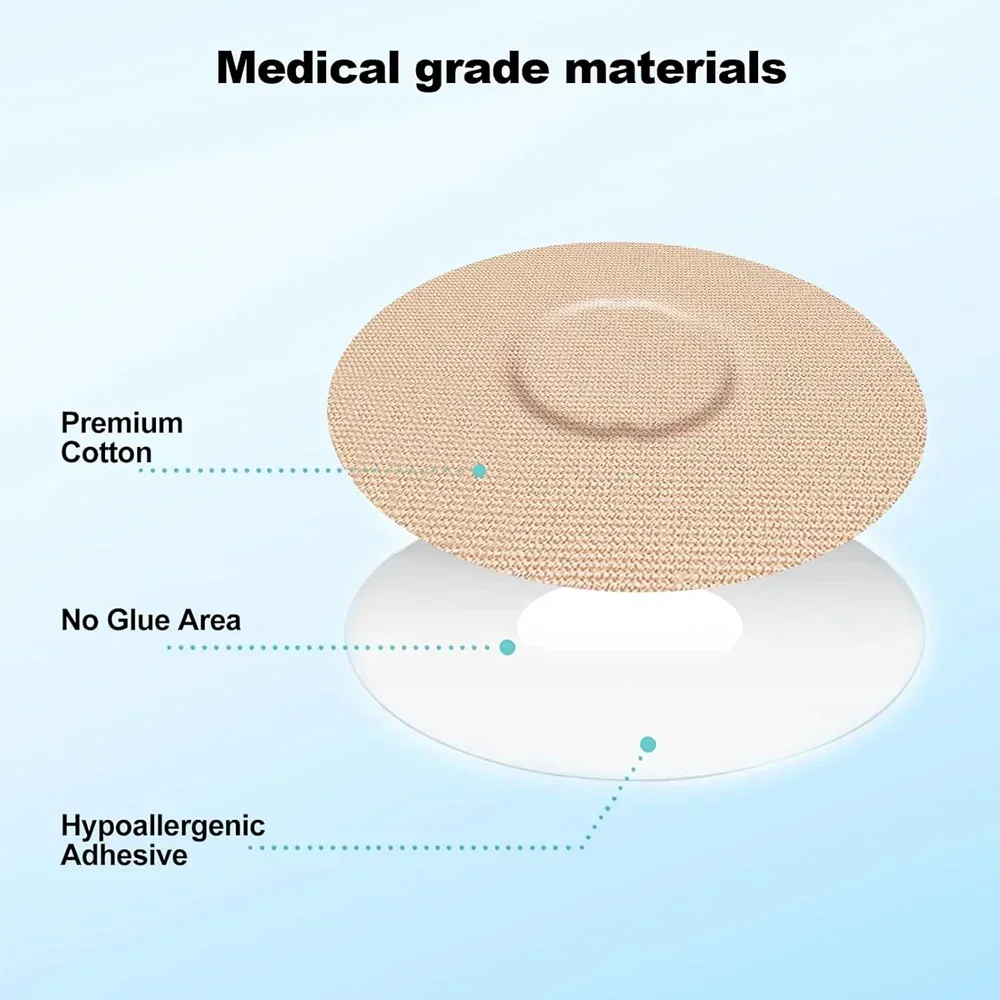 10PCS Waterproof&Sweatproof Sensor Covers for Libre 1/2/3/Pro, Adhesive Patches for Freestyle Sensor,CGM Sensor Overpatch