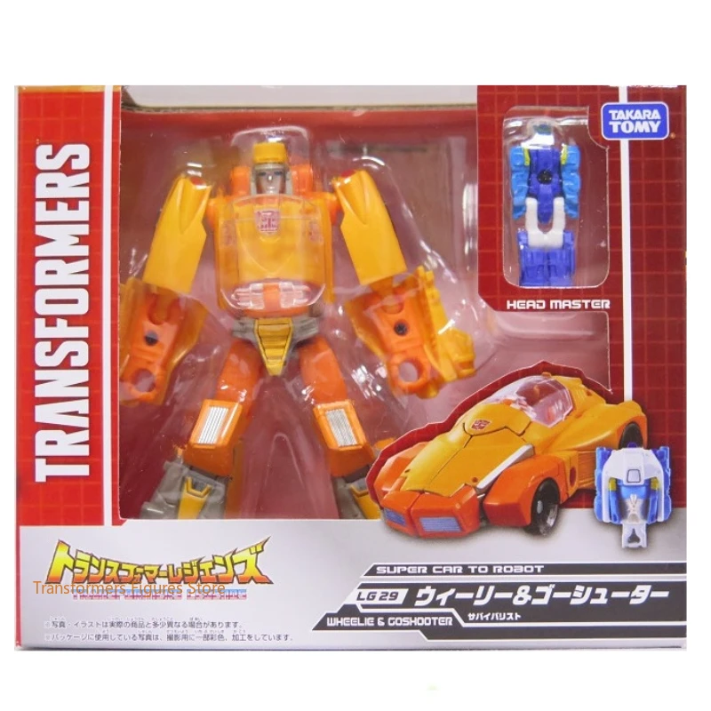 In Stock Takara Tomy Transformers Japanese Series LG-29 Wheelie&Gunsight Figure Model Anime Deformation Robot Festival Toys Gift