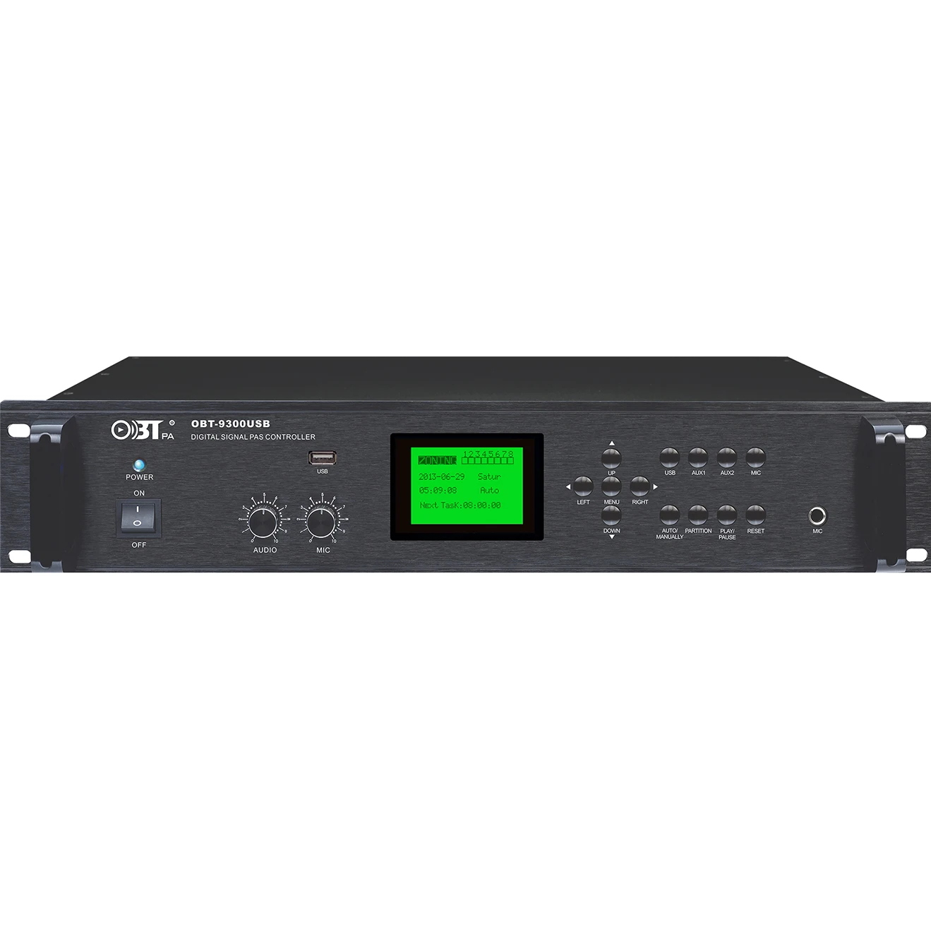 PA Digital Audio Source Controller Power Amplifiers for School Education System in Public Address System