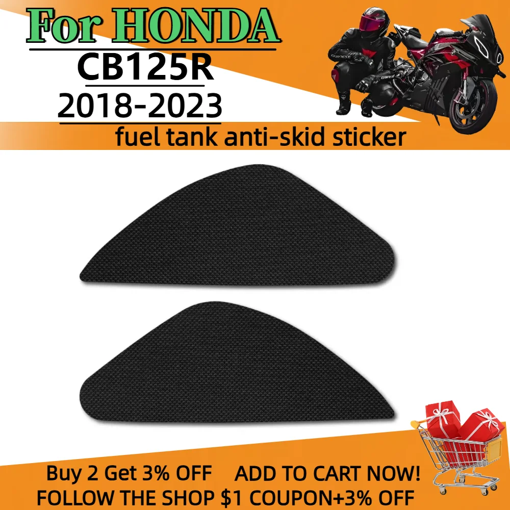 Per HONDA CB125R 2018-2022 antiscivolo serbatoio carburante pad laterale ginocchio grip decalcomania protezione pad adesivi moto