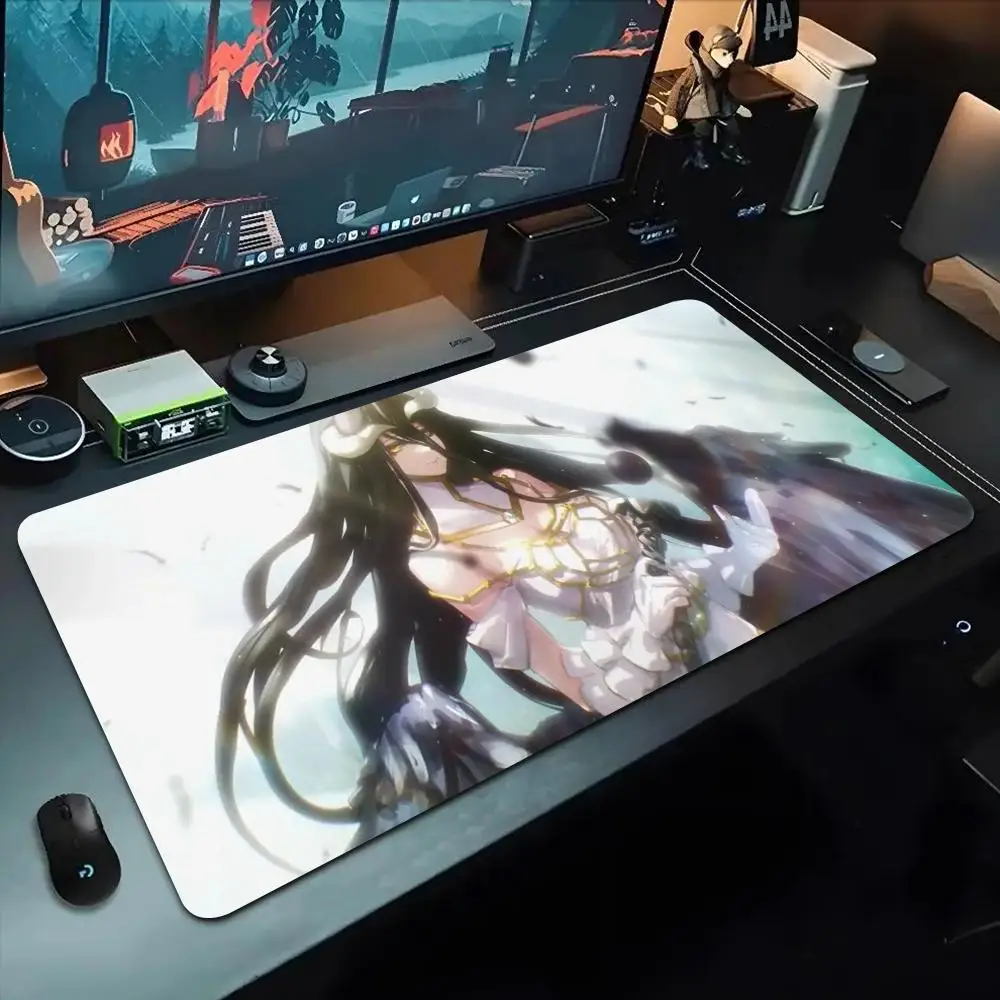 

albedo wallpaper Mouse Pad 500X1000 mm Large Gaming Mousepad Gamer XL Rubber Otaku Keyboard Pad Laptop Desk Mat