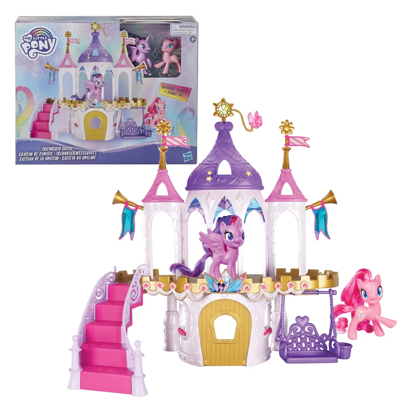 

My Little Pony Friendship Castle Playset Including Twilight Sparkle and Pinkie Pie Figures Girls Play House Toys Birthday Gifts