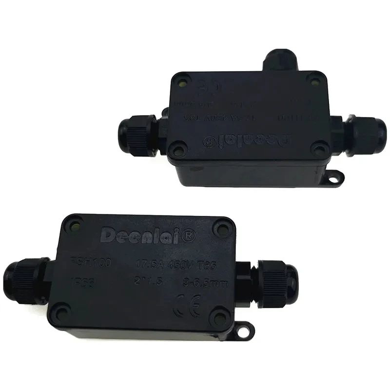 IP66 Waterproof Junction Box 2 Way 3 Way 3mm-6.5mm Cable Connector Sealed Retardant Electrical Outdoor Waterproof Box image 4